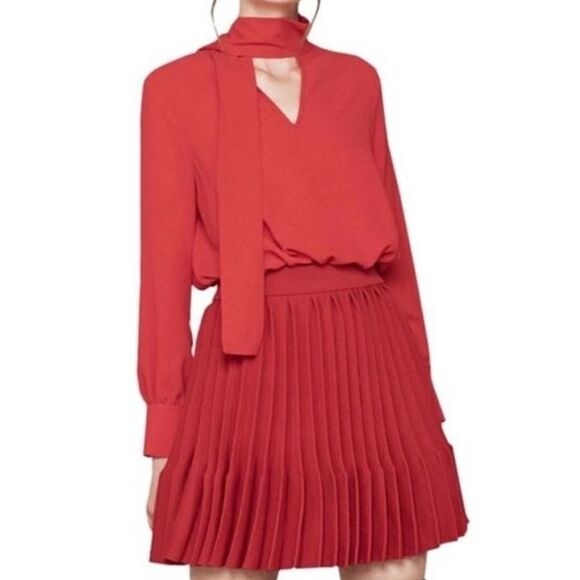 Maje Rivage pleated dress size  6 - Picture 1 of 10